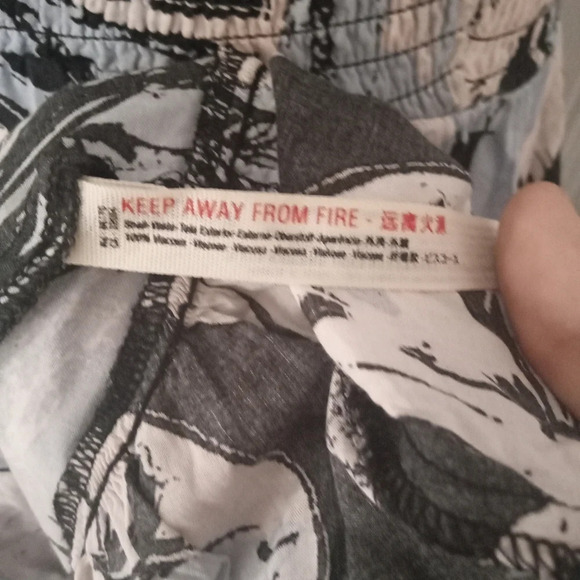 Free People Heat Wave Botanical Print Trapeze Swing Style Maxi Dress Size XS - Picture 8 of 9